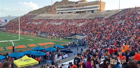 UTEP makes changes to football game day rules; capacity reduced to 18% - KVIA