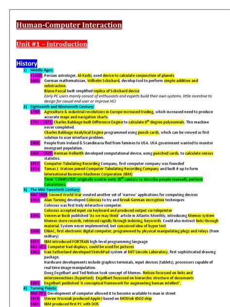 Human Computer Interface | PDF | Usability | Human–Computer Interaction