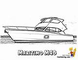 Yacht Coloring Page sketch template