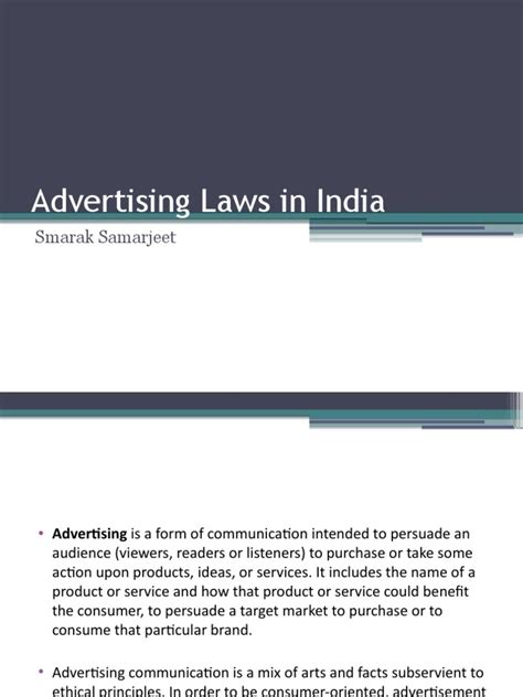 Advertising Laws