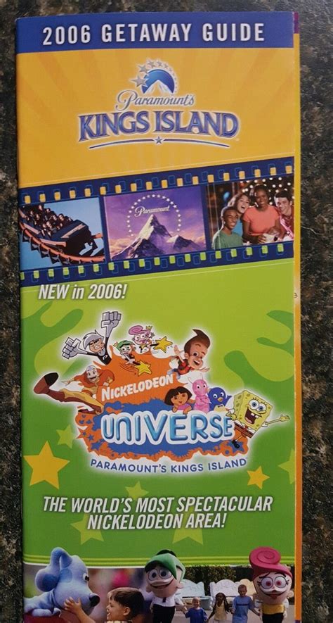 2006 Kings Island amusement park brochure | eBay | Kings island amusement park, Amusement park ...