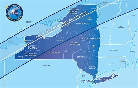 Solar Eclipse 2024 New York City Map - Brook Collete