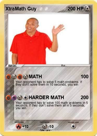 Pokémon XtraMath Guy 24 24 - MATH - My Pokemon Card