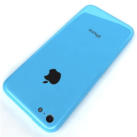 3dsmax apple iphone 5c blue