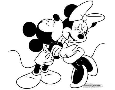 Mickey And Minnie Coloring Pages Mickey And Minnie Mouse Coloring Pages ...