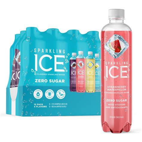 Amazon.com: Sparkling Ice Blue Variety Pack, Flavored Sparkling Water ...