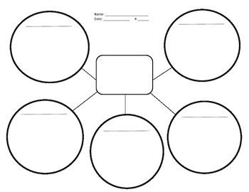 Graphic Organizer - Bubble by With Jesus and Joy | TPT