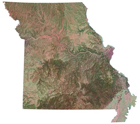 Map of Missouri - Cities and Roads - GIS Geography