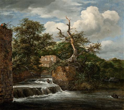 File:Jacob van Ruisdael - Landscape with a mill-run and ruins - Google ...