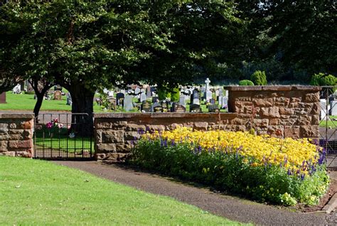 Free Images : lawn, flower, stone, autumn, park, peace, backyard, garden, tombstone, trees ...