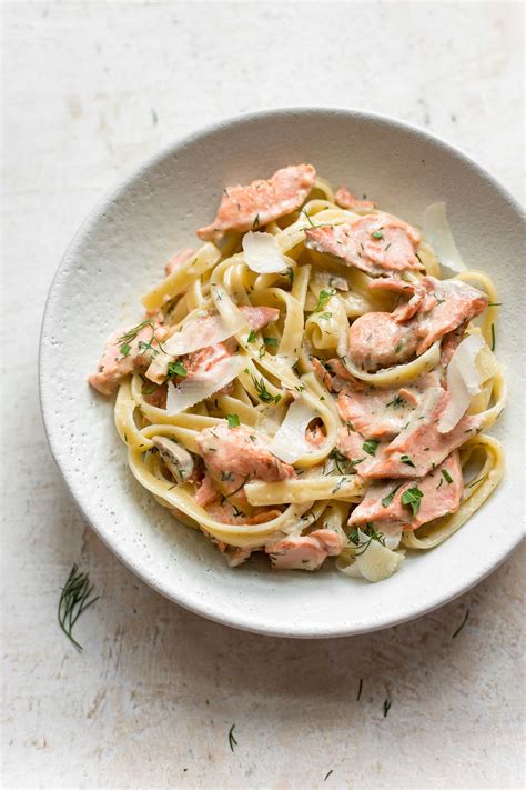 This easy salmon pasta with a creamy lemon dill sauce makes the perfect ...