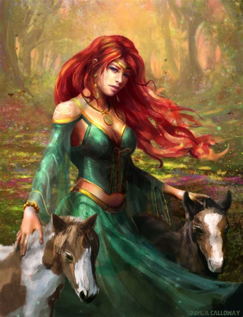 Epona by JoshCalloway.deviantart.com on @deviantART | Fantasy art women, Fantasy female warrior ...