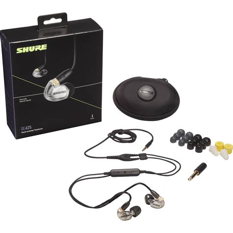 Shure SE425 Sound-Isolating Earphones with 3.5mm SE425-V+UNI B&H