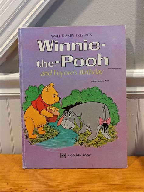 1979 Winnie the Pooh and Eeyore's Birthday - Etsy