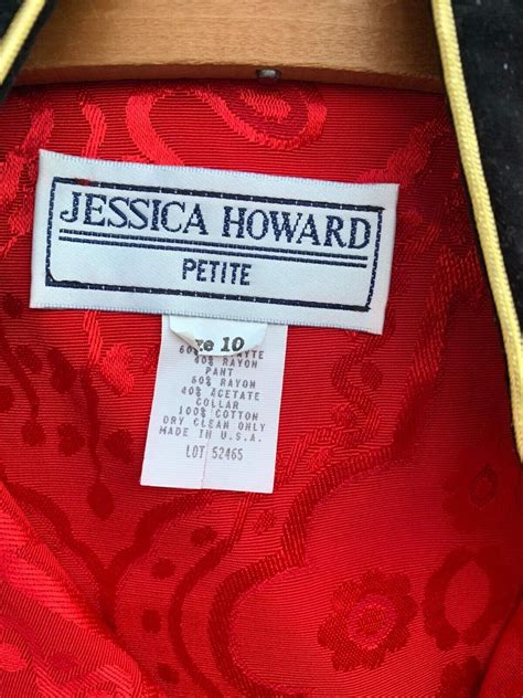 Jessica Howard Petite 2 Piece Set Red Jacket Blazer & Black Pants Size 10 - VTG | eBay