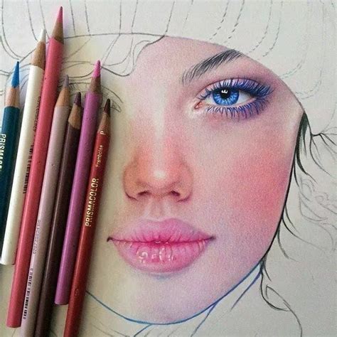 Morgan Davidson | Color pencil art, Pencil art, Color pencil drawing