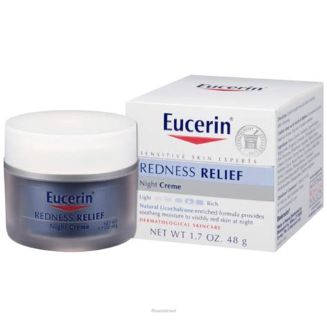 Eucerin Sensitive Skin Redness Relief Soothing Night Creme 1.7 Ounce | eBay