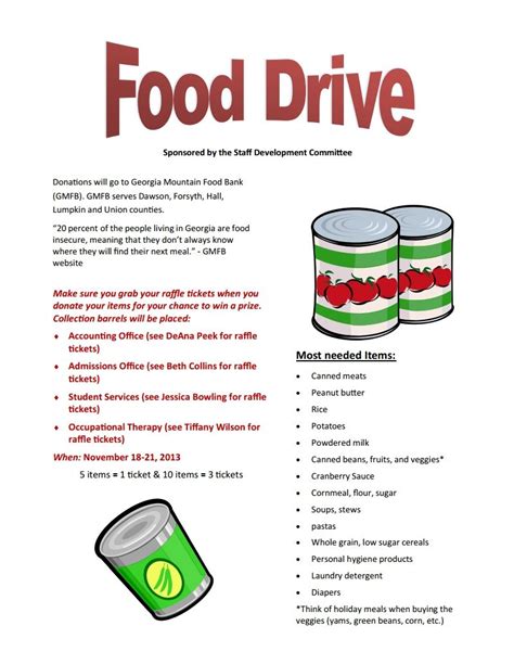 13 Charity Food Drive Poster Designs Images - Holiday Food Drive Flyers ...