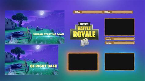 Fortnite Stream Starting Soon Overlay