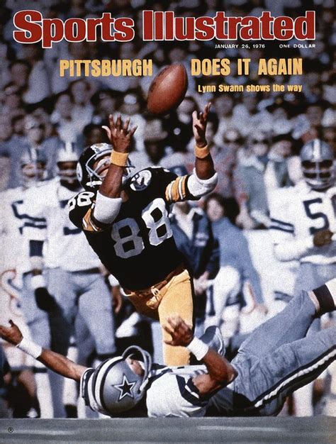 Pittsburgh Steelers Lynn Swann, Super Bowl X Sports Illustrated Cover by Sports Illustrated