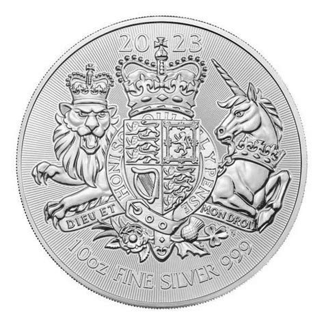 Compare 2023 Royal Arms 10 oz Silver Coin dealer prices