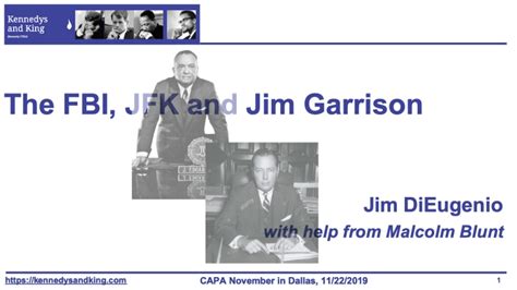 The FBI, JFK and Jim Garrison