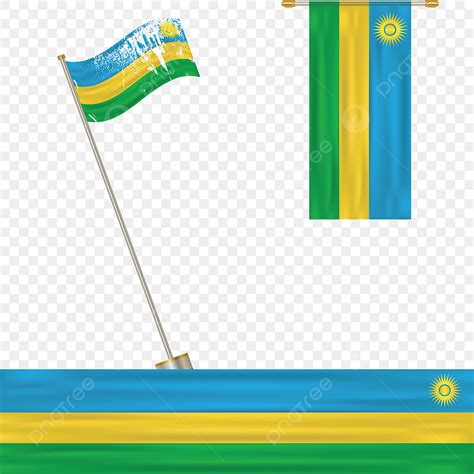 Rwanda Flag Vector Design Images, Rwanda Flag Vector Illustration Png ...