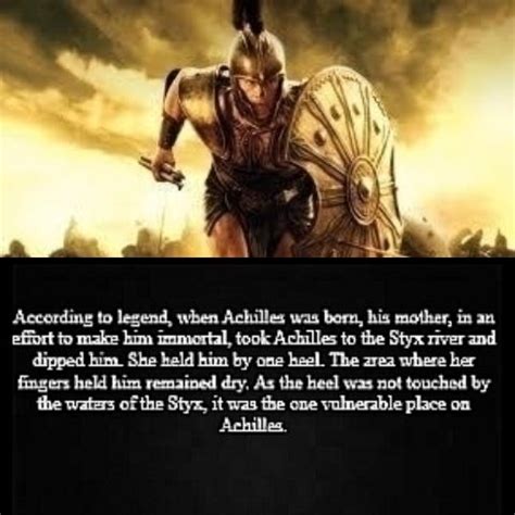 Achilles heel myth