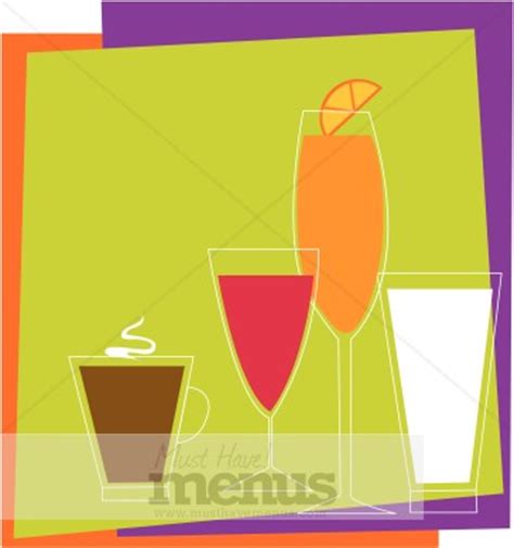 Bar Drinks Clip Art | Cocktail Clipart