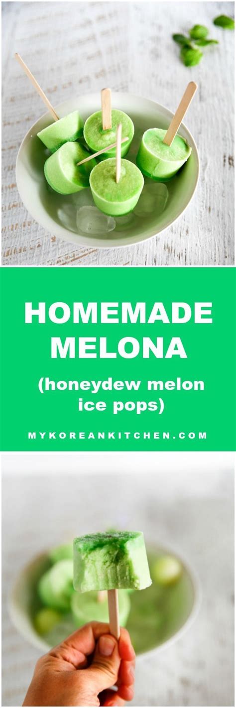 Make a popular Korean popsicle – Melona bar from your home! It takes less than 10 minutes to ...