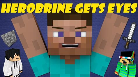 If Herobrine Got Eyes - Minecraft - YouTube