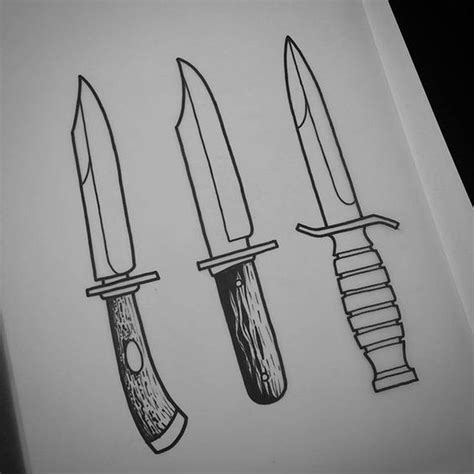 Pin by Rei S. on tattoo | Tattoo flash sheet, Knife tattoo, Tattoo stencils