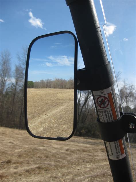 UTV Universal Side/Rearview Mirror – 1.75″ Round Tube – Seizmik