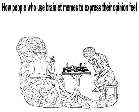 How people who use brainlet memes to express theiropinion feel - iFunny