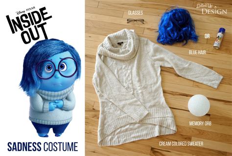 DIY Inside Out Sadness Costume