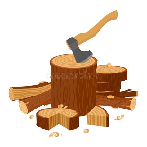 Chopping Logs Stock Illustrations – 68 Chopping Logs Stock ...