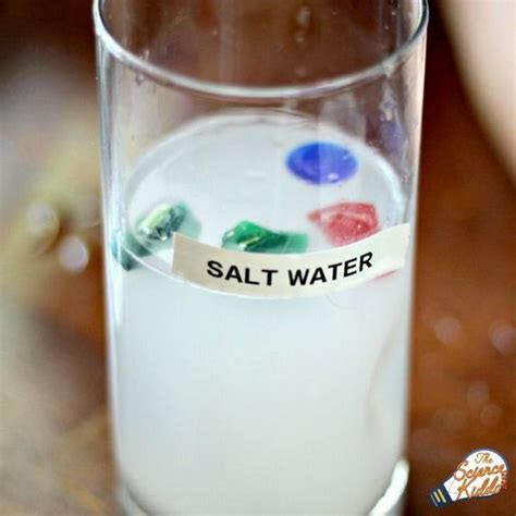 Salt Water Experiment | Ocean Science for Kids | Science experiments for preschoolers, Ocean ...