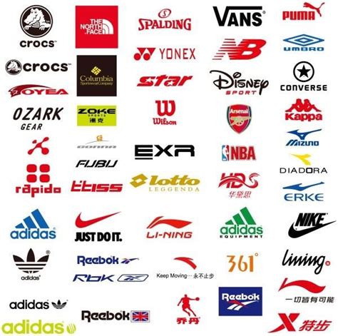 [로고] 각 브랜드별 로고 디자인 | Clothing brand logos, Sports brand logos, Sport ...