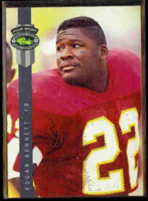 EDGAR BENNETT 1992 Classic 4-Sport Draft #93. FLORIDA ST.