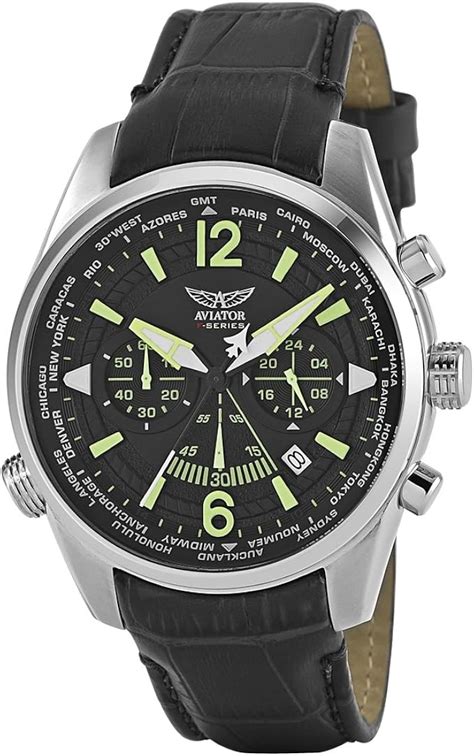 Aviator time pilot watch - firenored