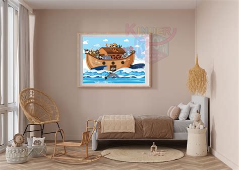Noah's Ark Clipart Boat With Animals Digital Download - Etsy