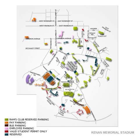 Kenan Stadium Parking - Kenan Stadium Parking Map | Vivid Seats