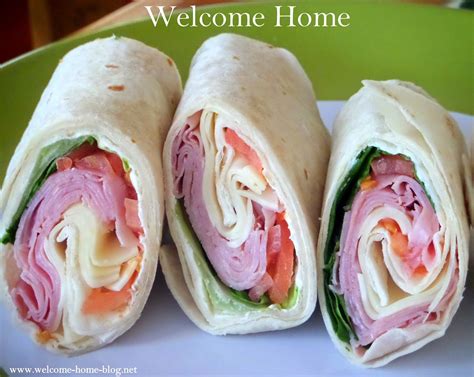 Ham and Cheese Wrap | Cheese wrap, Ham and cheese, Wrap recipes