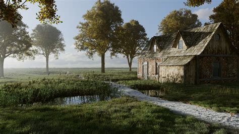 ArtStation - Medieval Farm House