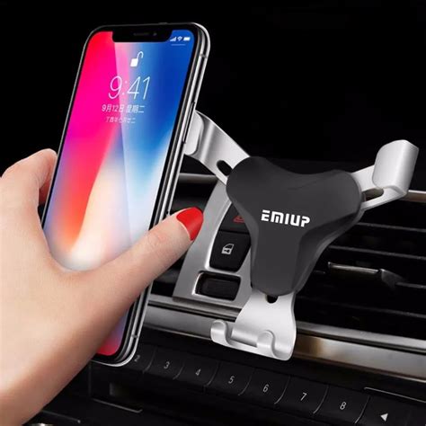 Car Phone Holder Universal Air Vent Mount Clip Cell Holder For Phone In Car No Magnetic Mobile ...