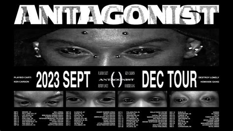 Playboi Carti Announces 38-Date International "Antagonist Tour"