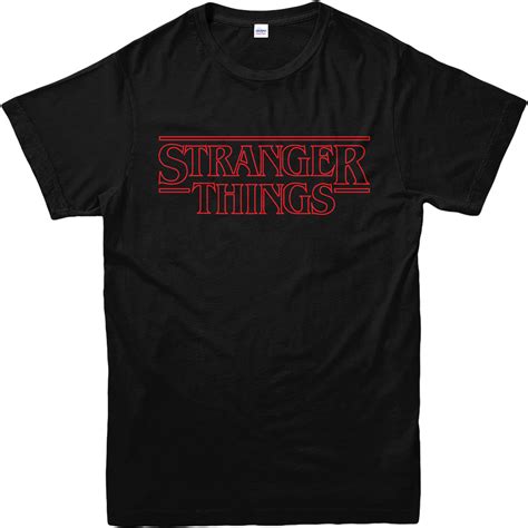 Stranger Things T-Shirt, Logo T-Shirt, Inspired Design Top | eBay