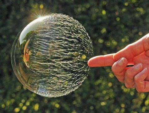 Bubble Being Popped, Fraction of a Second - Introspective World