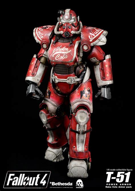 Fallout 4 - T-51 Power Armor - Nuka Cola Armor Pack 1/6 (threezero)