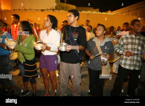 Musician carnival Mindelo Sao Vicente Stock Photo - Alamy